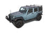 Jeep Wrangler JK 4-Door Rhino Rack Vortex RLT600 3-Bar Backbone Roof Rack , Black | JA6390