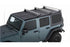 Jeep Wrangler JK 4-Door Rhino Rack Vortex RLT600 3-Bar Backbone Roof Rack , Black | JA6390