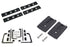 Jeep Wrangler JL 4-Door Rhino Rack Vortex RLT600 Black 2 Bar w/ Backbone and Quick Release Legs | JB0898