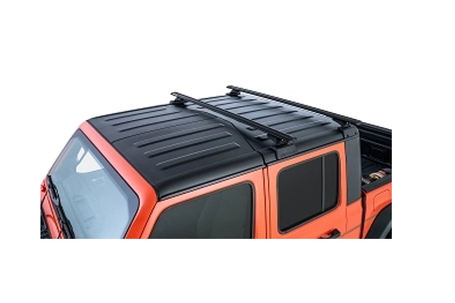 Rhino Rack Rvortex Jeep Gladiator JT Rhino Rack Vortex Black 2 Bar Roof Rack w/ Backbone ...