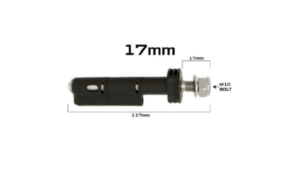 MAXTRAX Mounting Pin Set - MKII/X-Series 17mm