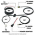 Jeep JL/JT Rugged Radios Power and Antenna Cable Harness