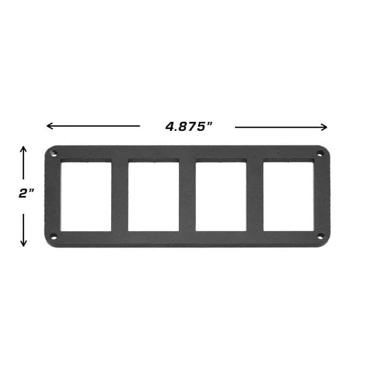 Ford Bronco, F150/F250 Rugged Radios Rocker Switch Panel Bezel