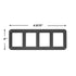Ford Bronco, F150/F250 Rugged Radios Rocker Switch Panel Bezel