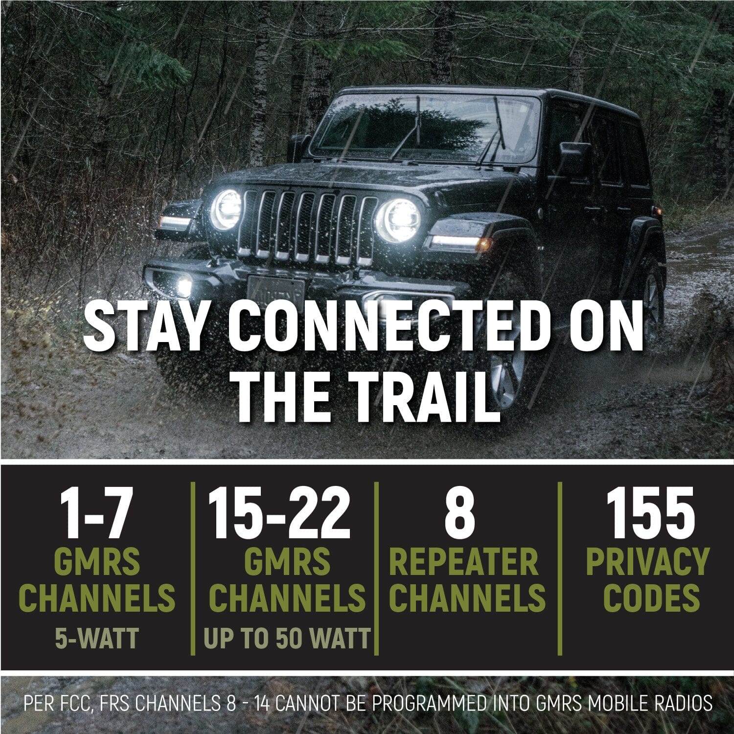 Rugged Radios GMR25 Waterproof Mobile Radio