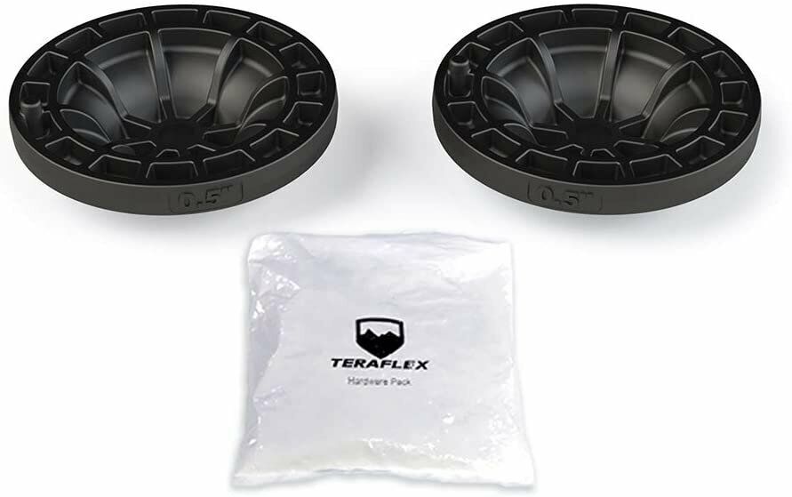 Jeep Wrangler JK/JL 2007-2026, TeraFlex 0.5in Coil Spring Spacer Load Level Kit with Hardware Pack, Rear
