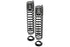 2018-25 Jeep Wrangler JL 4-Door/Gladiator JT MetalCloak 4.5-5.5in Front Dual Rate Coil Springs