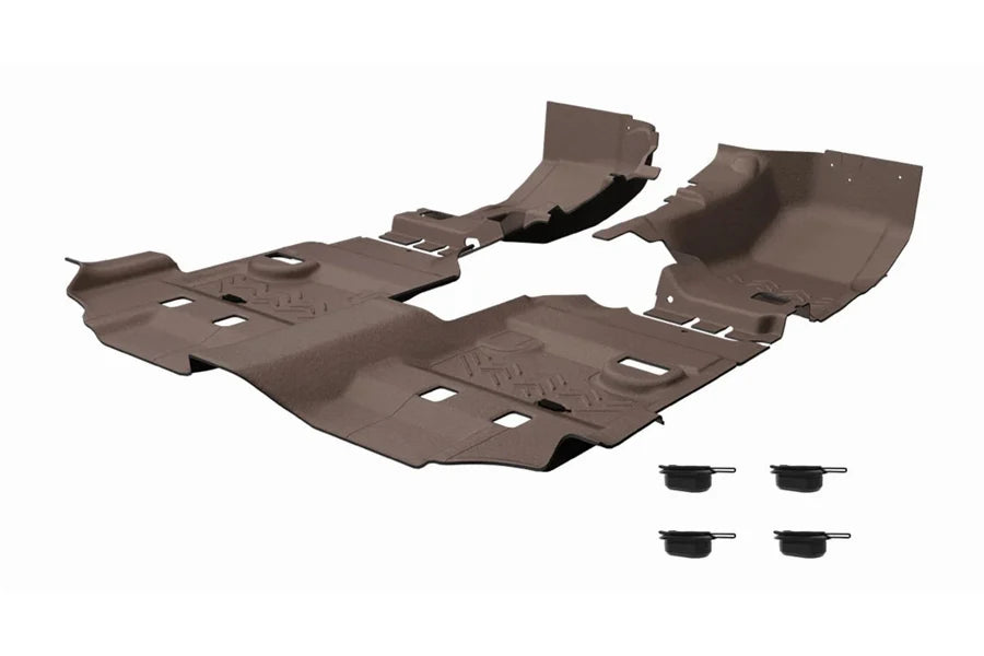 Jeep Wrangler JK 4-Door ArmorLite Front and Rear Flooring Kit, Desert Khaki