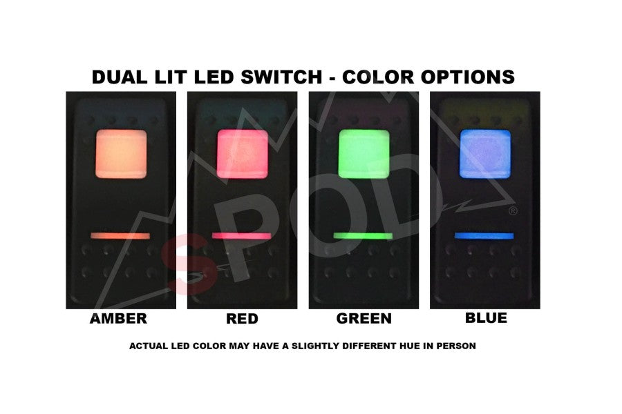 sPOD SourceLT w/Blue LED Switch Panel, JK