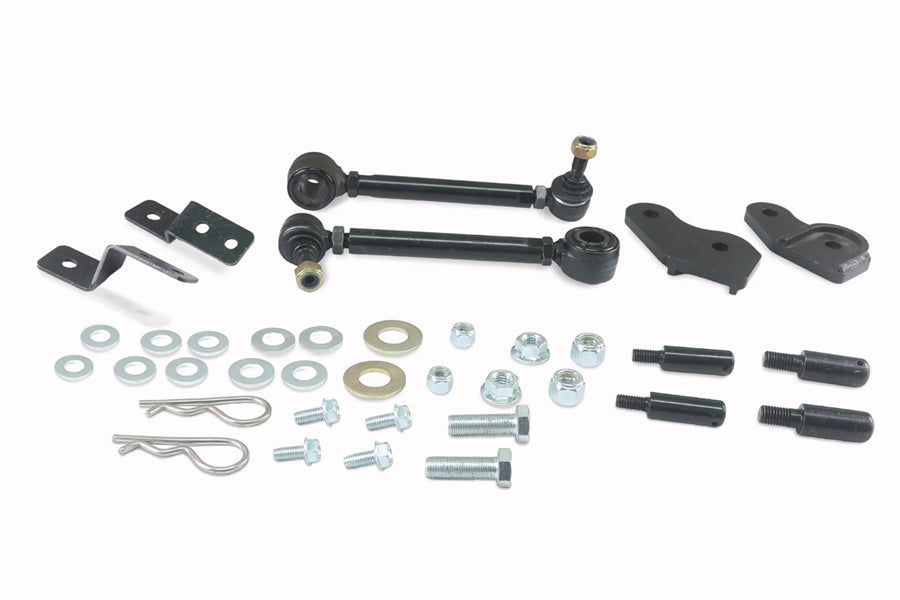 Jeep Wrangler JK SuperPro Front Extended HD Sway Bar Quick Disconnect Kit | TRC4311