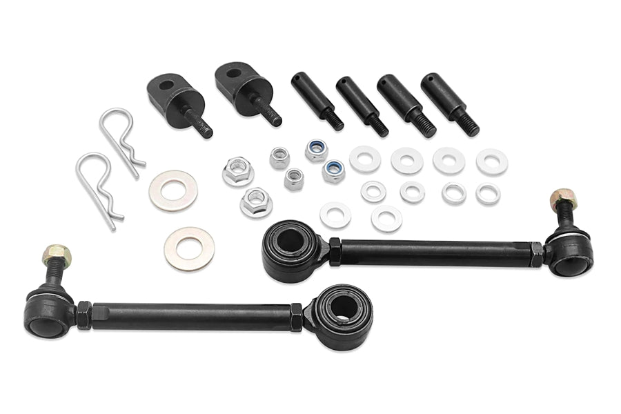 SuperPro Front Extended HD Sway Bar Quick Disconnect Kit, TJ