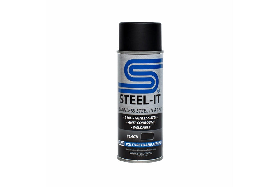 STEEL-IT Black Polyurethane Coating, Aerosol