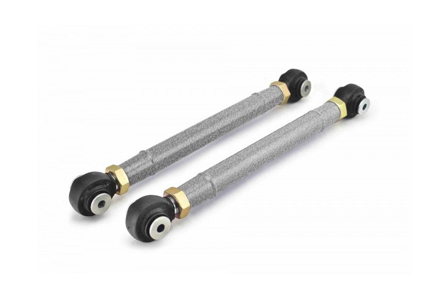 Steinjager Rear Lower Control Arm Kit Double Adjustable Heim/Heim, Gray Hammertone - TJ