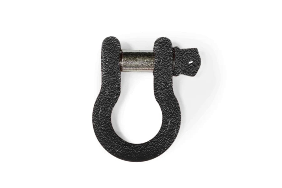 Steinjager 3/4in D-Ring Shackle, Texturized Black - JL