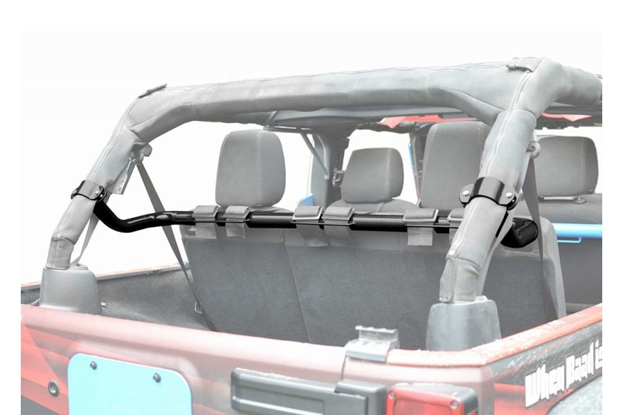 Steinjager Rear Harness Bar Kit, Black - JK 4dr