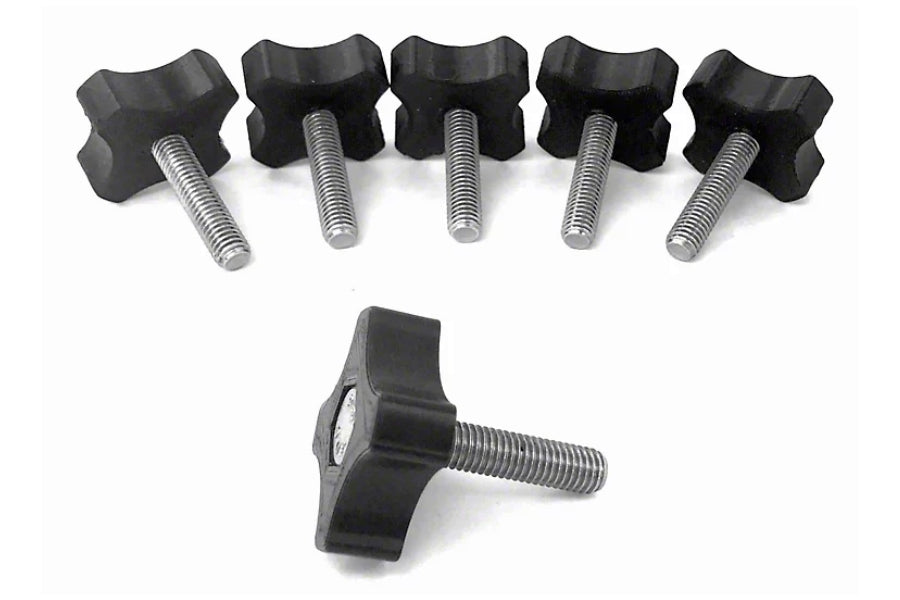 Steinjager Hardtop Knob Kit, Black - JK