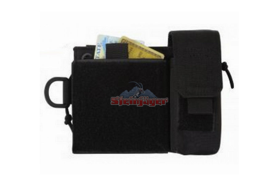 Steinjager MOLLE Administrative Pouch, Black - JK