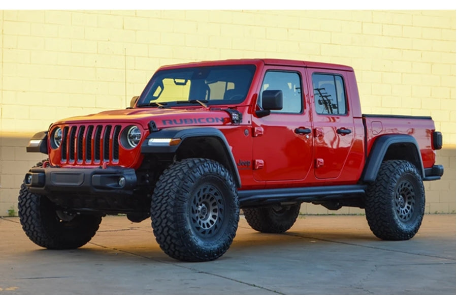 Jeep Gladiator JT ACE Engineering Rock Slider Kit, Texturized Black