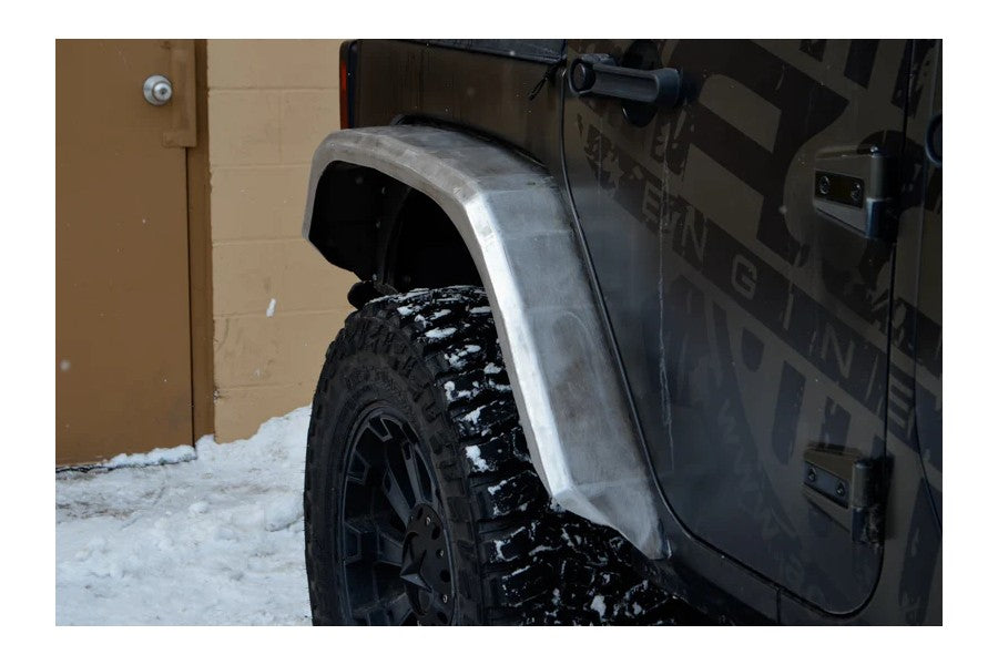 ACE Engineering Wide Fender Full Kit, Front with Light Provisions and Rear, Texturized Black - JK