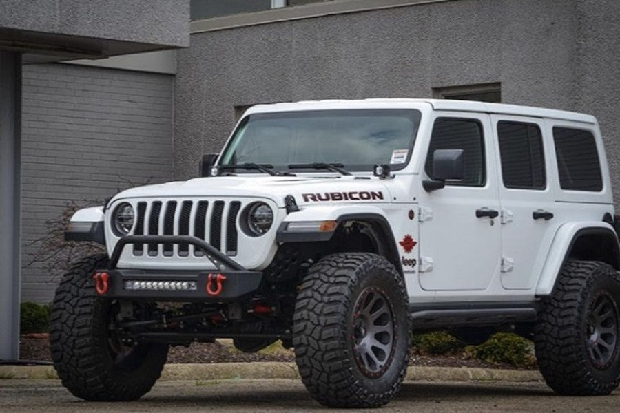 Jeep Wrangler JL & Gladiator JT ACE Engineering, Pro Series Front Bumper Kit, Bull Bar w/ Light Bar Provisions - Texturized Black