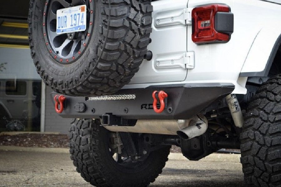 Jeep Wrangler JL ACE Engineering Halfback Rear Bumper Kit - Texturized Black