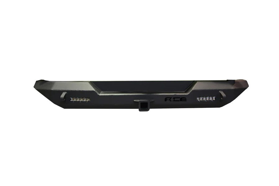 Jeep Wrangler JL ACE Engineering Pro Series Rear Bumper Kit w/ Light Provisions - No Backup Sensors - Texturized Black