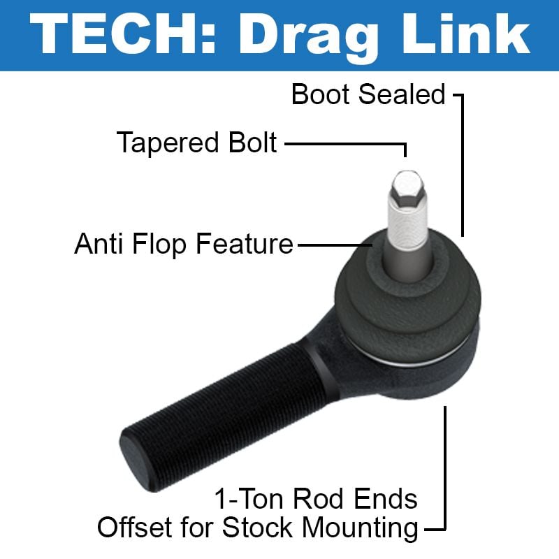 Jeep Wrangler JL 2018-2026 & Gladiator JT 2020-2026, MetalCloak HD Drag Link, view 7