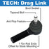 Jeep Wrangler JL 2018-2026 & Gladiator JT 2020-2026, MetalCloak HD Drag Link, view 7