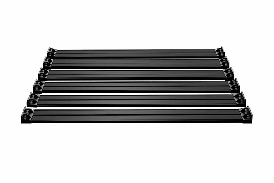 Jeep Wrangler JK 4-Door 2007-2018, TeraFlex Nebo Roof Rack Cargo Slat Kit, 6-Piece, Black
