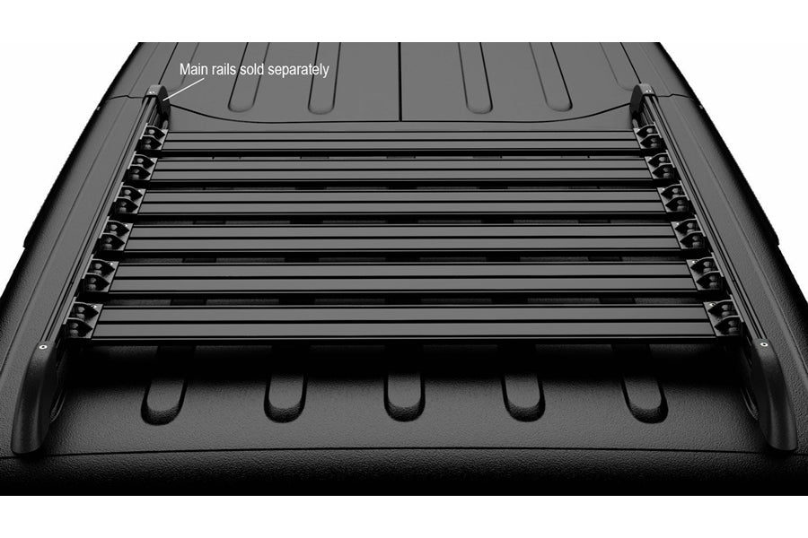 Jeep Wrangler JK 4-Door 2007-2018, TeraFlex Nebo Roof Rack Cargo Slat Kit, 6-Piece, Black, view 3