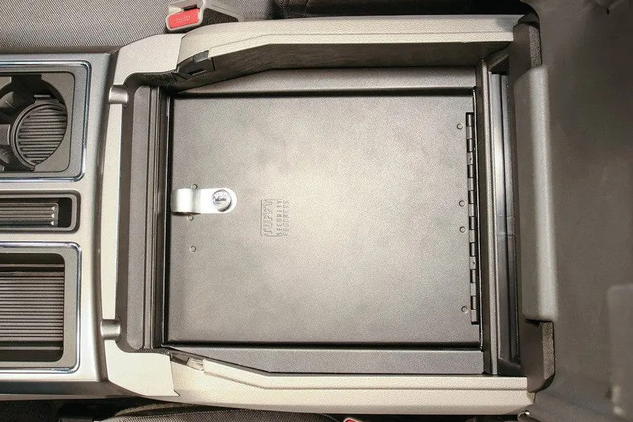 Tuffy Security Center Console Security Safe - 2015+ Ford F150/250/350