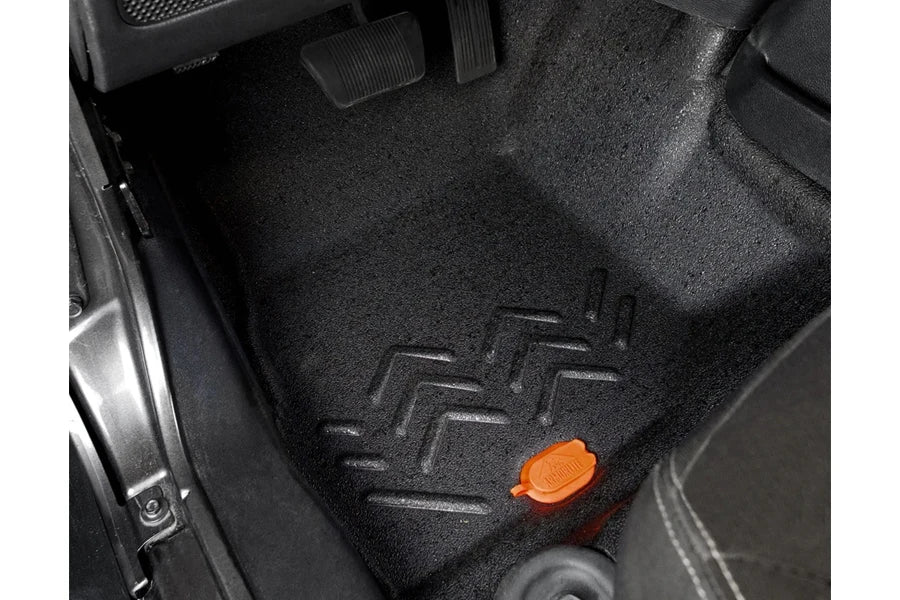 Jeep Wrangler JK 2-Door ArmorLite Front Flooring Set, Mesa Smoke