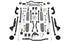 Jeep Wrangler JK 2-Door 2007-2018, TeraFlex 6in Alpine RT6 Long Arm Suspension System, No Shocks