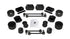 Jeep Wrangler JL 2-Door Sport/Sahara 2018-2026, TeraFlex 2.5in Performance Spacer Lift Kit, No Shocks or Extensions