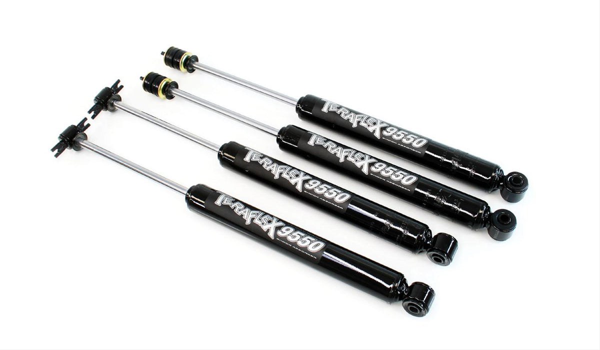 Jeep Wrangler TJ 1997-2010, TeraFlex 9550 VSS Twin-Tube Shock Kit, 3-4in Lift