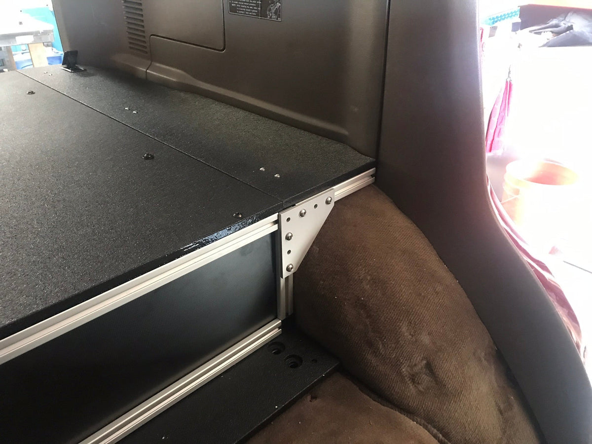 1991-97 Toyota Land Cruiser 80 Series - Side x Side Drawer Module with Fitted Top Plate - 43-3/8