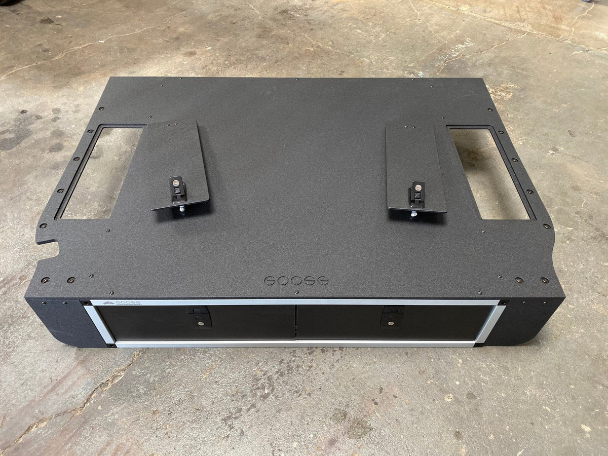 2008-21 Toyota Land Cruiser 200 Series - Side x Side Drawer Module with Fitted Top Plate
