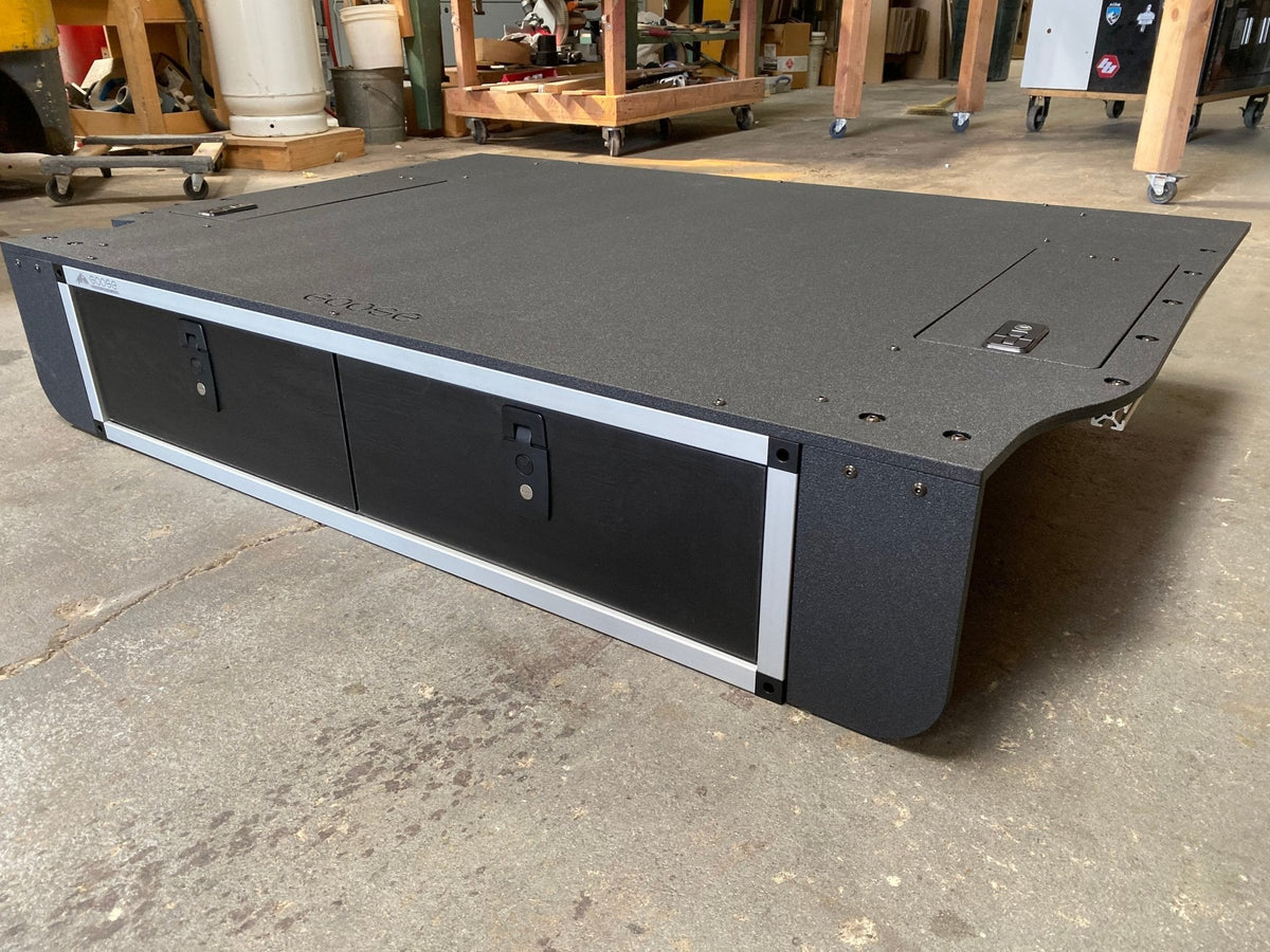 2008-21 Toyota Land Cruiser 200 Series - Side x Side Drawer Module with Fitted Top Plate