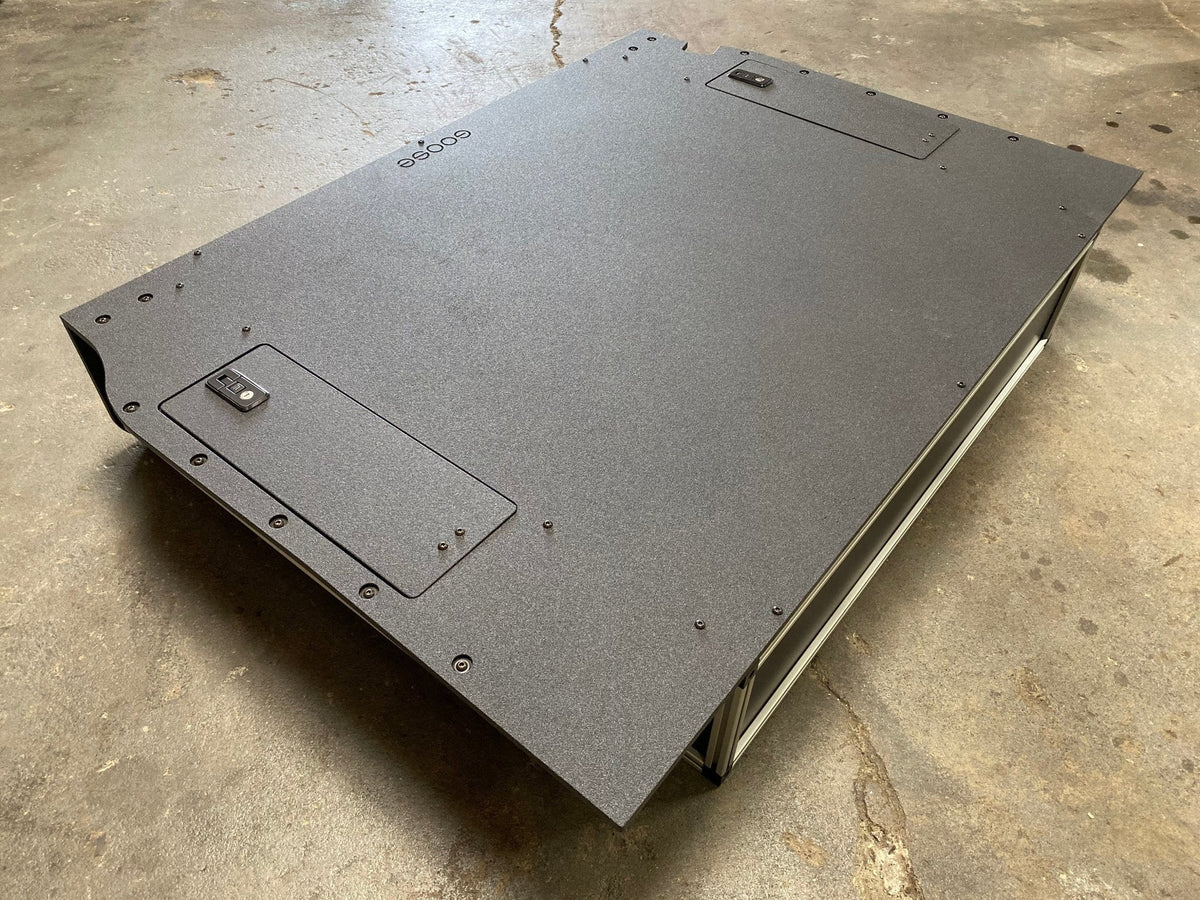 2008-21 Toyota Land Cruiser 200 Series - Side x Side Drawer Module with Fitted Top Plate