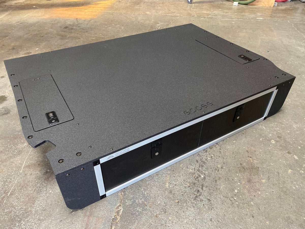 2008-21 Toyota Land Cruiser 200 Series - Side x Side Drawer Module with Fitted Top Plate