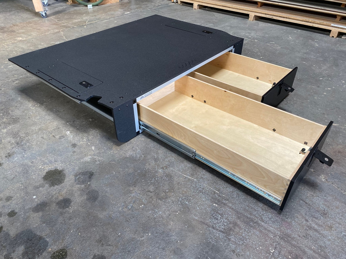 2008-21 Toyota Land Cruiser 200 Series - Side x Side Drawer Module with Fitted Top Plate