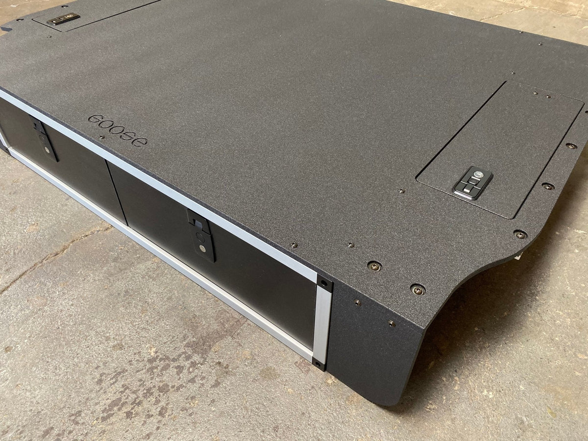 2008-21 Toyota Land Cruiser 200 Series - Side x Side Drawer Module with Fitted Top Plate
