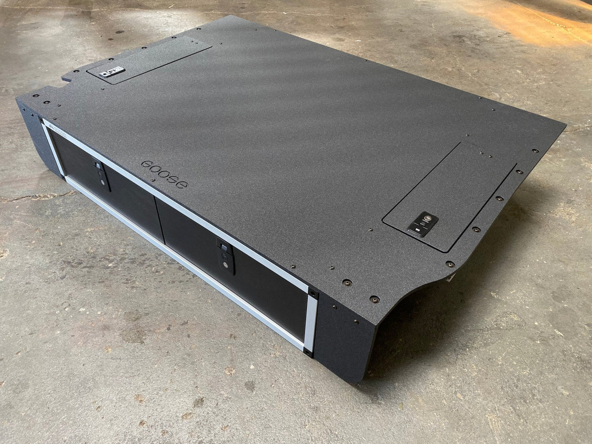2008-21 Toyota Land Cruiser 200 Series - Side x Side Drawer Module with Fitted Top Plate