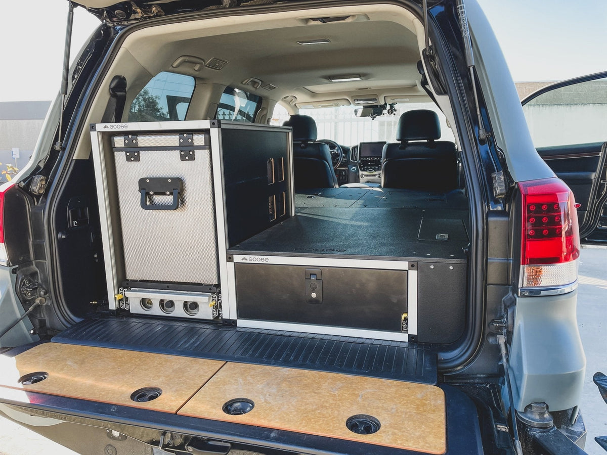 2008-21 Toyota Land Cruiser 200 Series - Single Drawer with Fitted Top Plate - 22-3/16