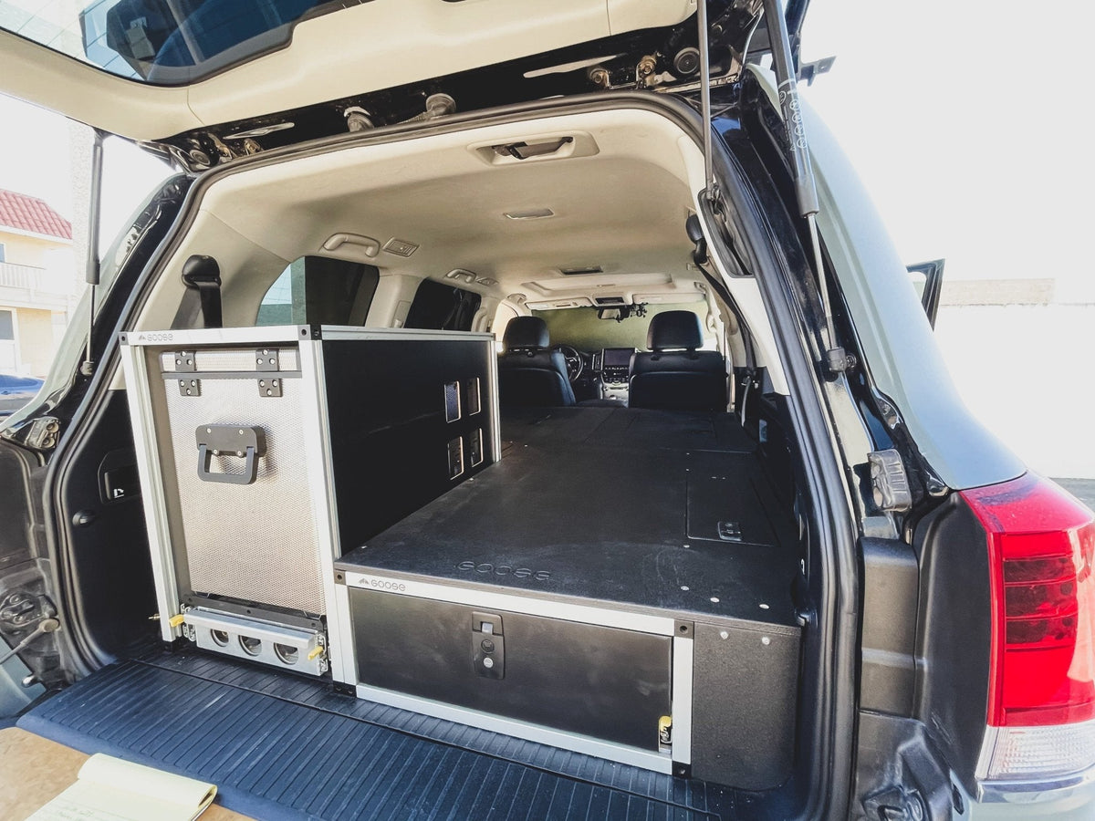 2008-21 Toyota Land Cruiser 200 Series - Single Drawer with Fitted Top Plate - 22-3/16