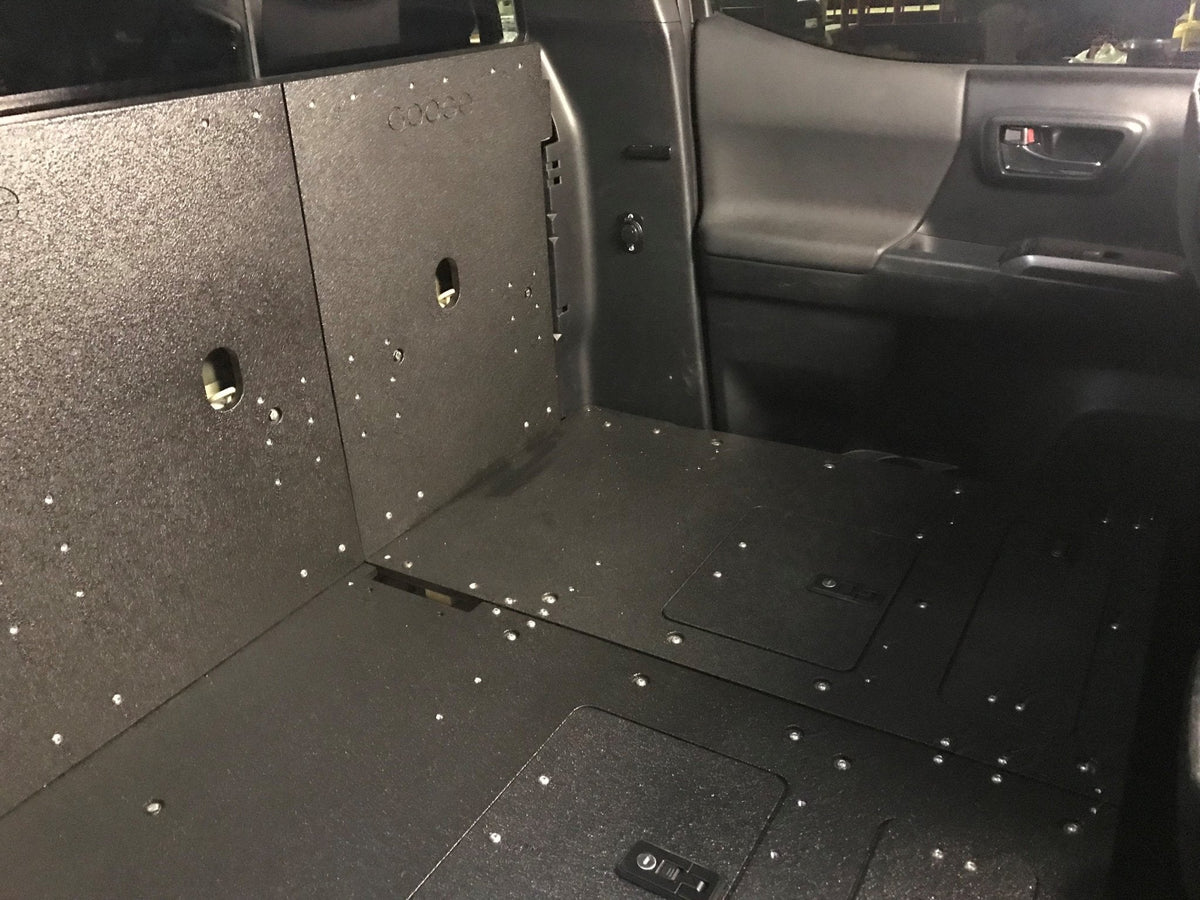 2005-23 Toyota Tacoma Double Cab - Second Row Seat Delete Plate System