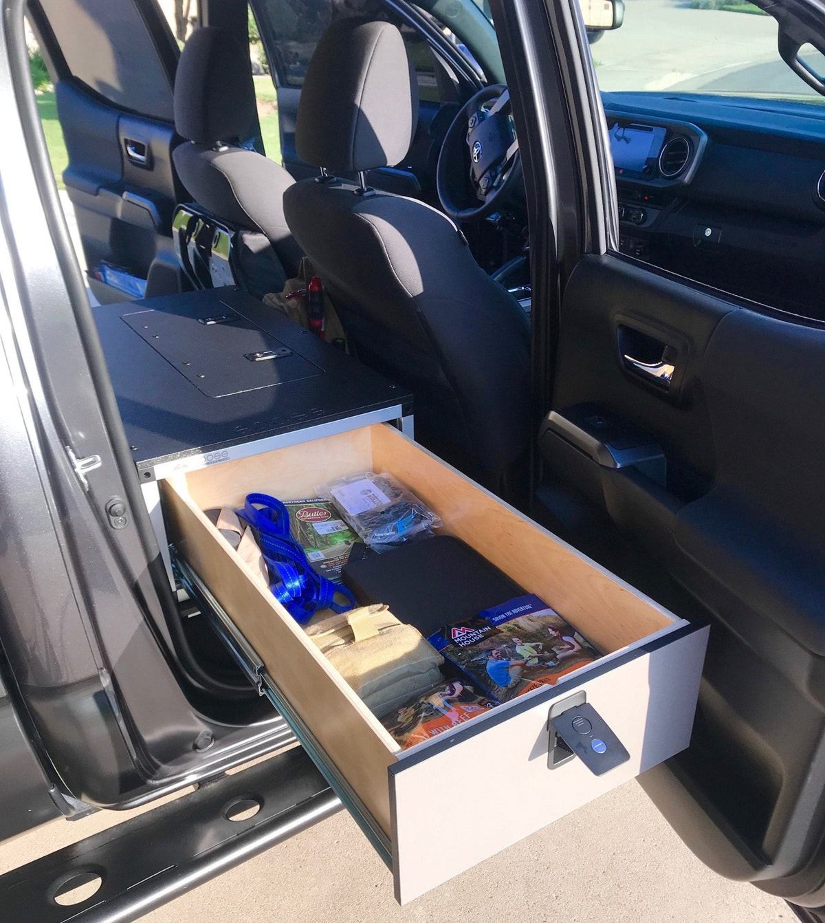 2005-23 Toyota Tacoma Double Cab - Second Row Single Drawer Module - 60% Passenger Side