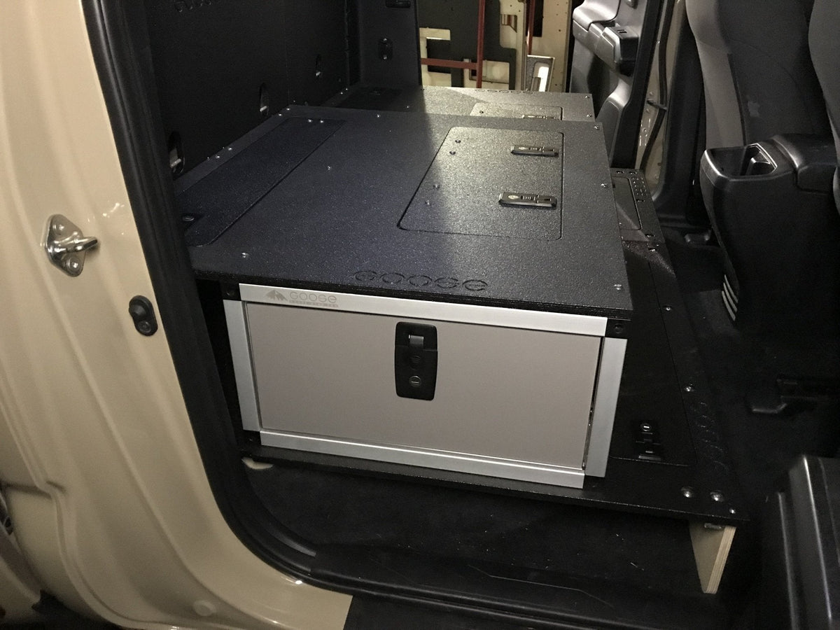 2005-23 Toyota Tacoma Double Cab - Second Row Single Drawer Module - 60% Passenger Side