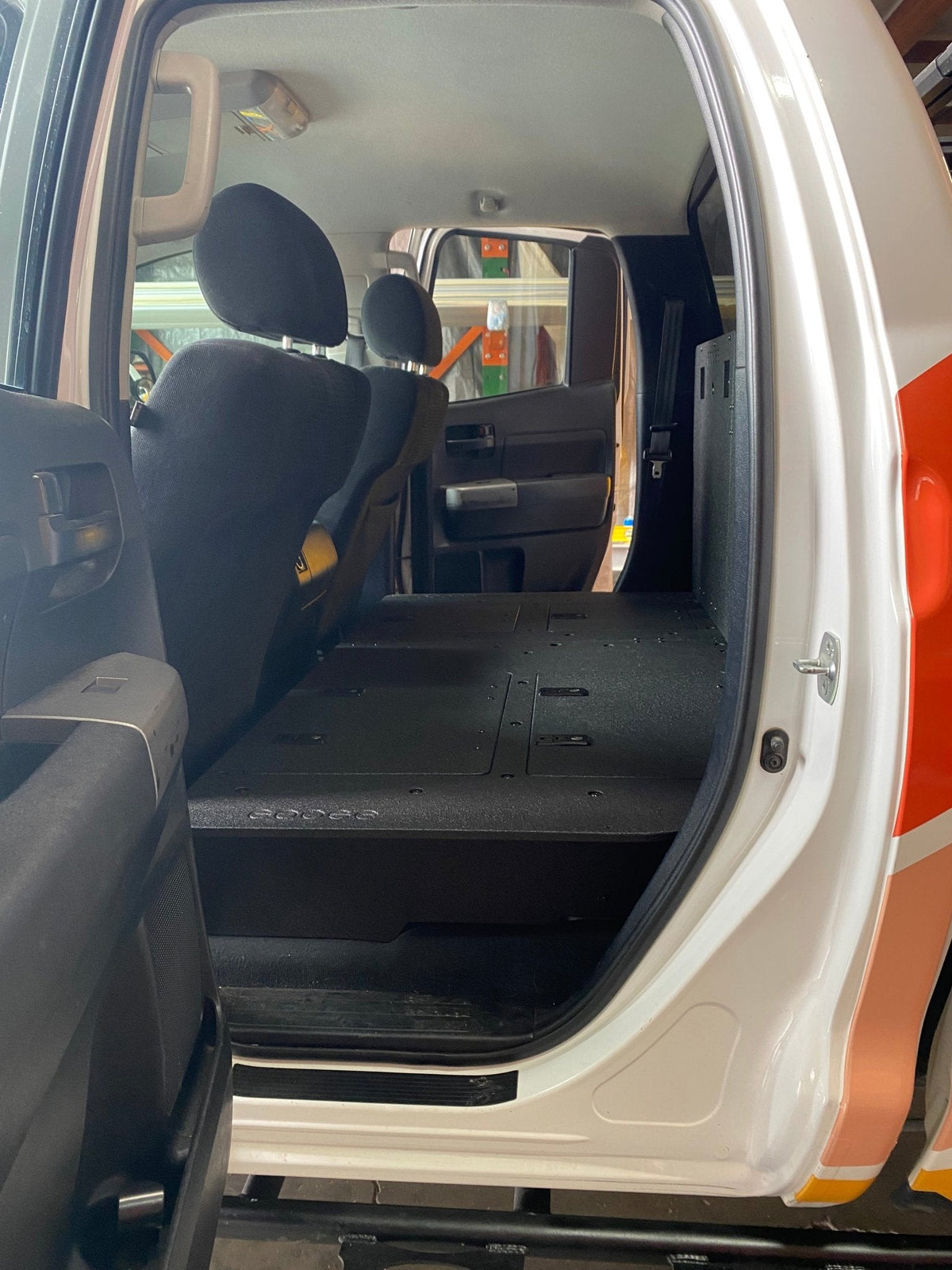 2007-13 Toyota Tundra Double Cab - Second Row Seat Delete Plate System