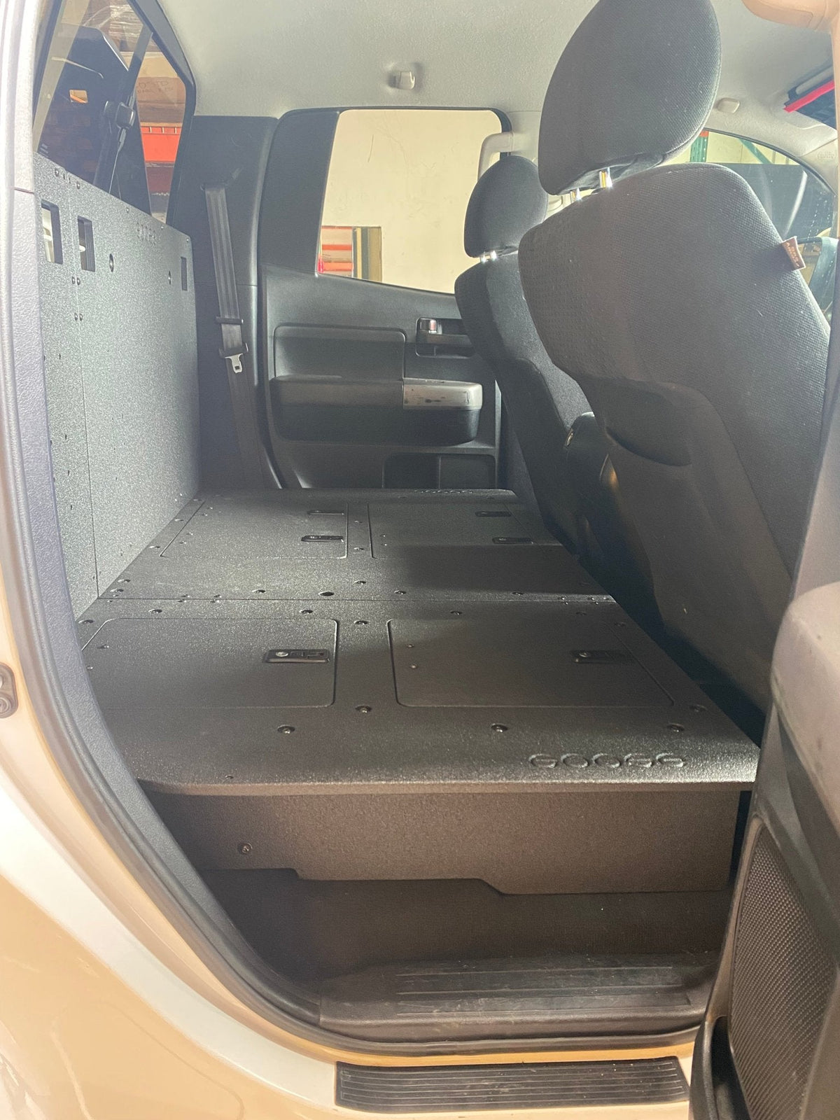2007-13 Toyota Tundra Double Cab - Second Row Seat Delete Plate System